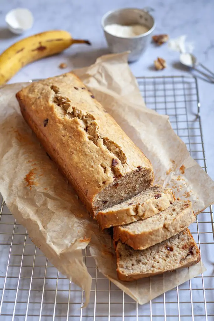 Bananenbrood recept met extra vezels van WholeFiber