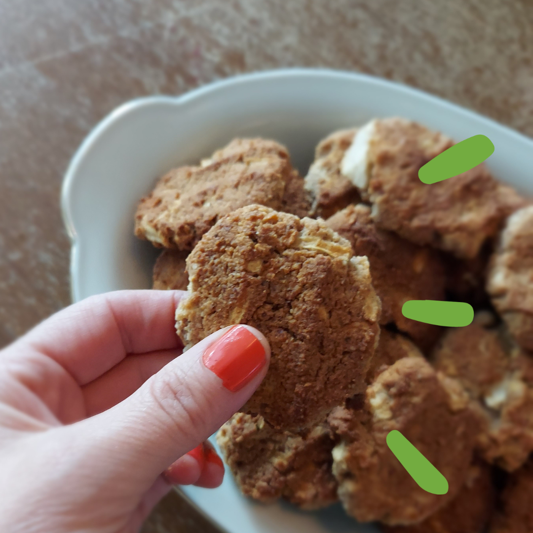 Vezelrijke appelkoekjes recept met WholeFiber - darmflora herstellen